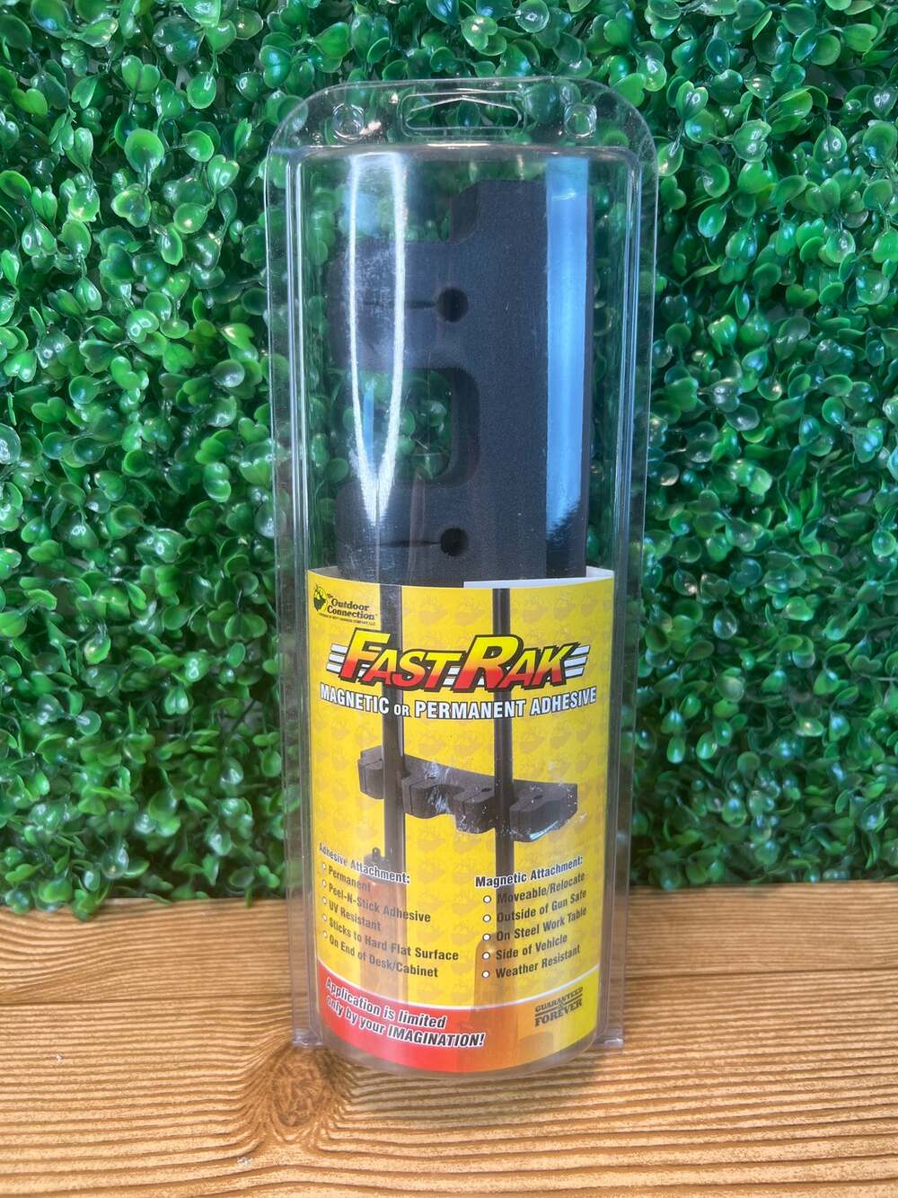 NIB FastRak Gun Holder Magnetic and or Adhesive Black Fishing Poles Ski Poles